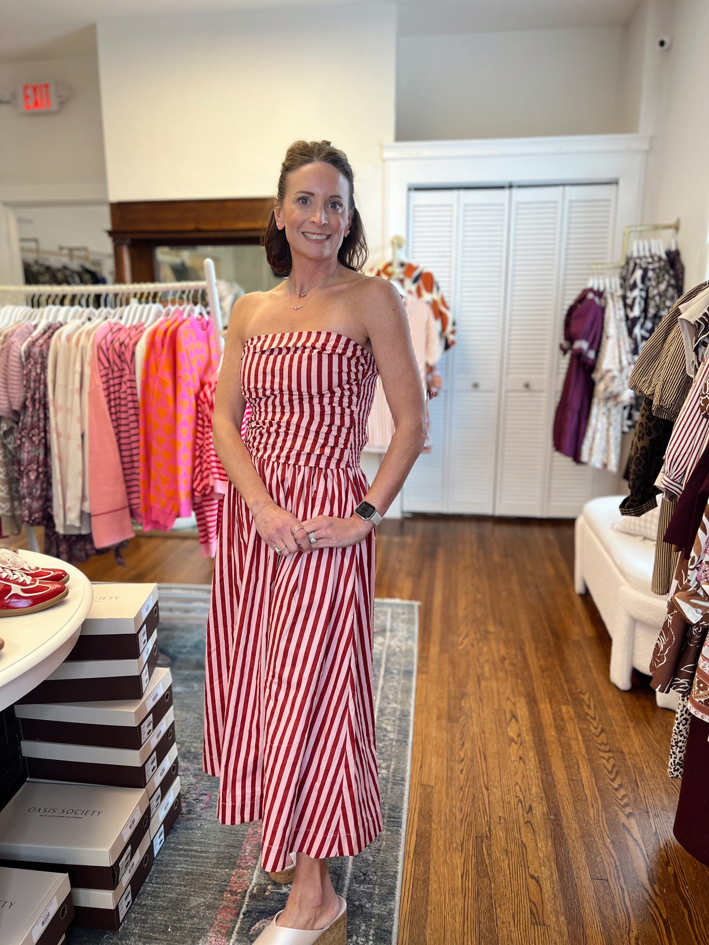 Whitney Strapless Maxi Dress