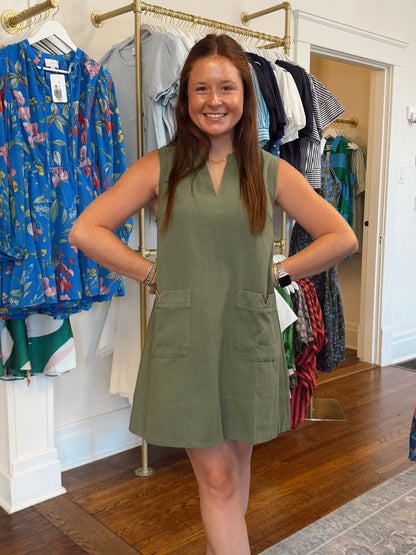 The Katie Dress - Olive