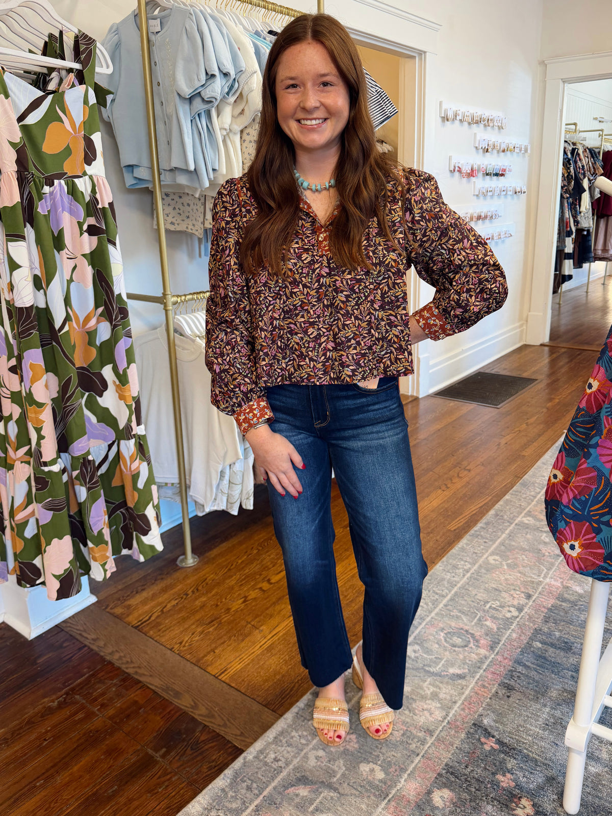 The Arlin Deep Blue Mid Rise Jeans