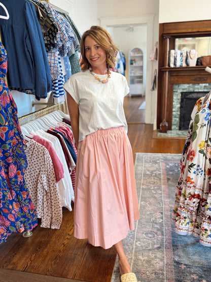 Sasha Blush Maxi Skirt