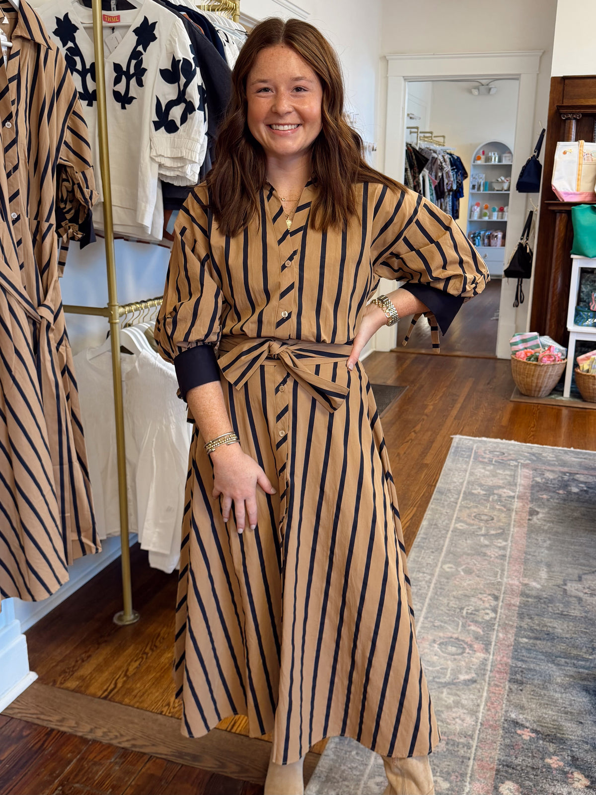Lindsay Stripe Maxi Dress