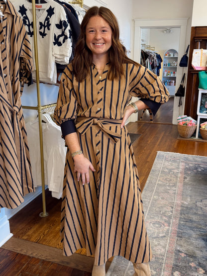 Lindsay Stripe Maxi Dress