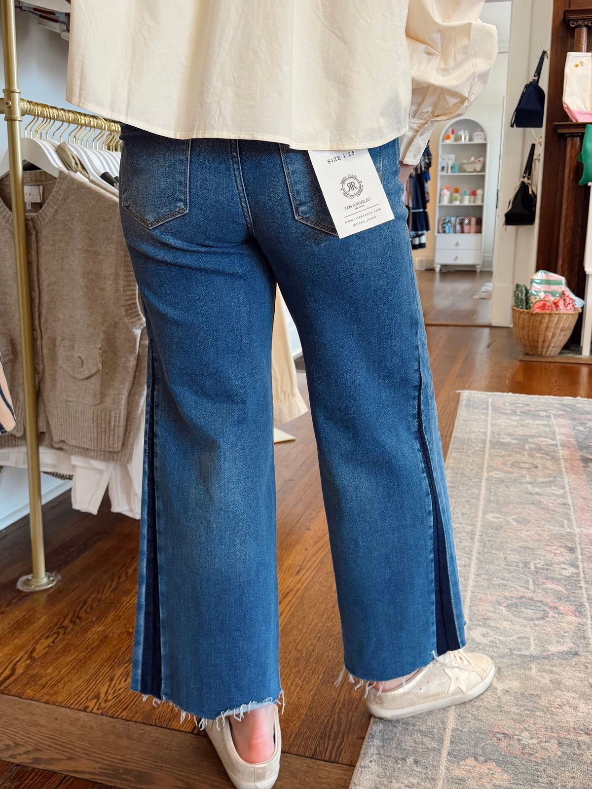 The Jennie Medium Wash Mid Rise Jeans