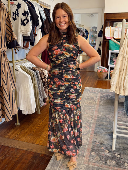 Helen Ruched Maxi Dress
