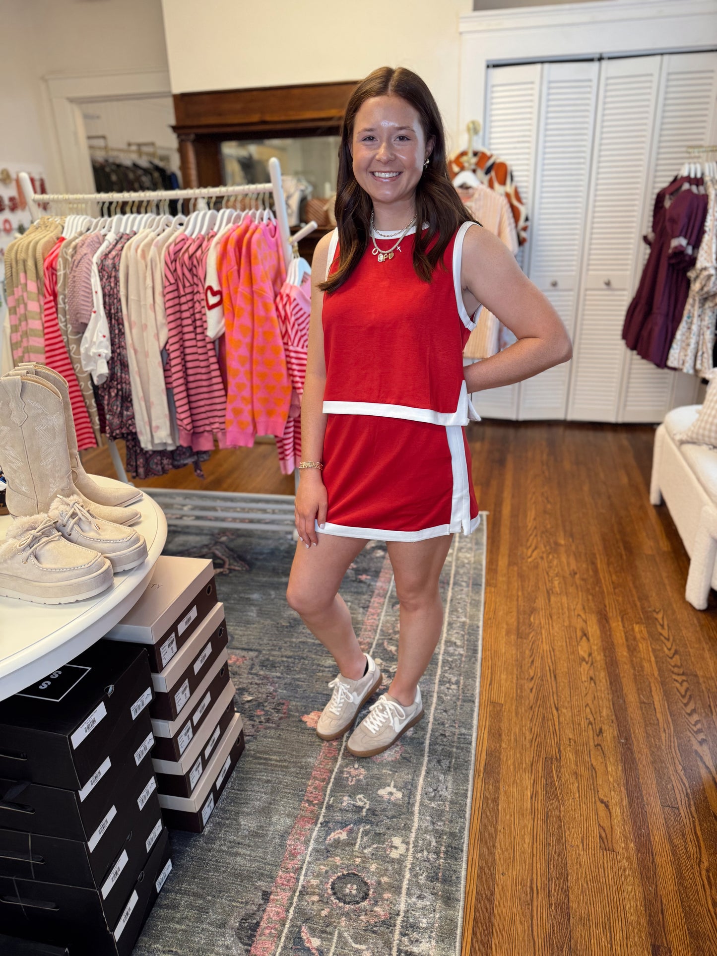 Hawley Red Skort