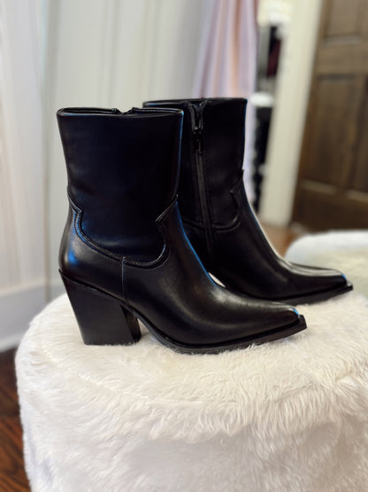 Victoria Black Bootie