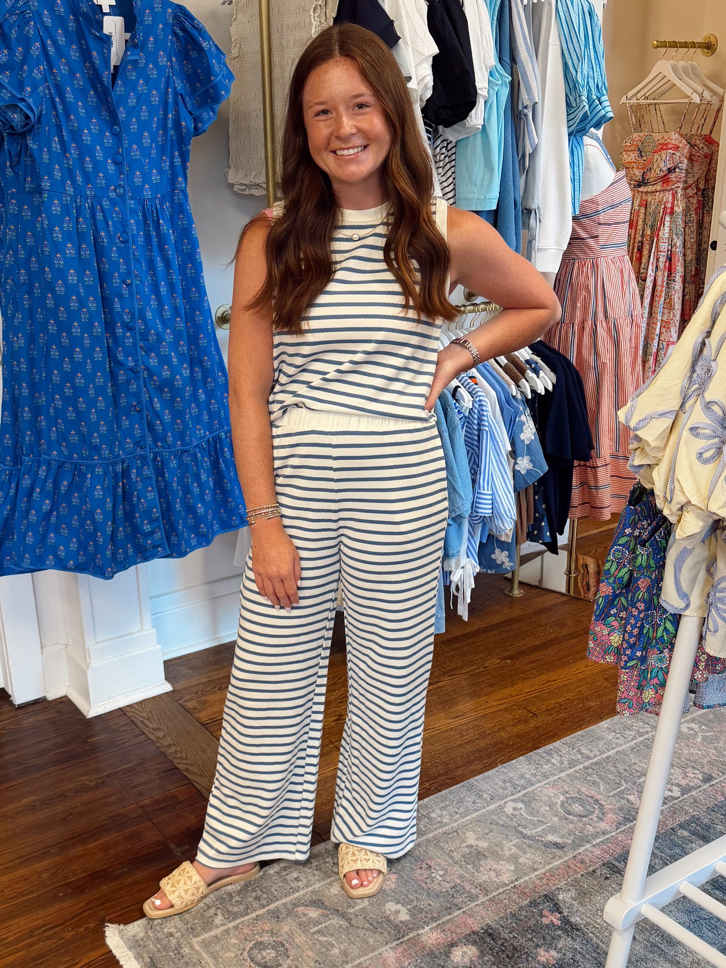 Kara Striped Knit Set
