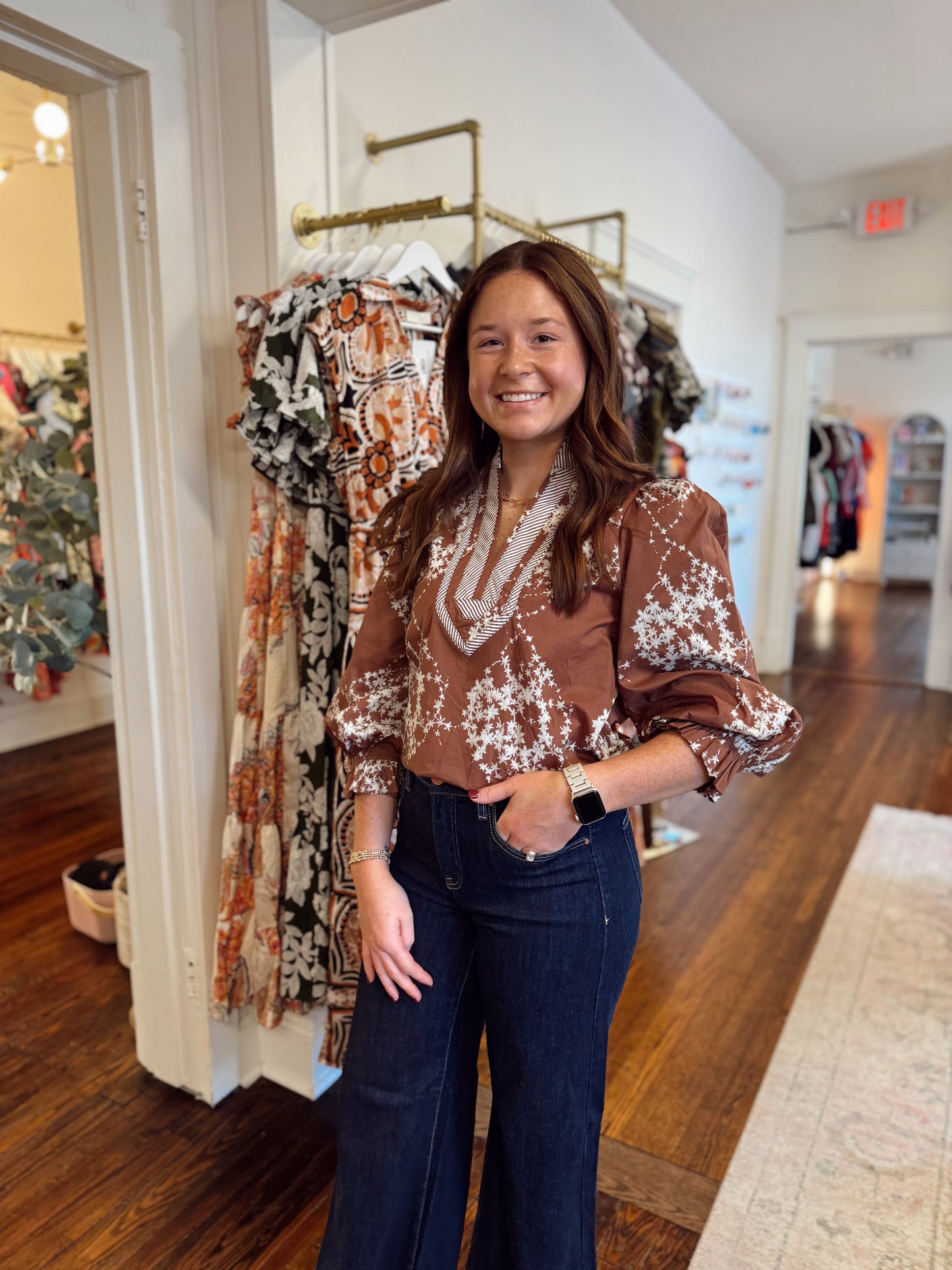 Barleigh Fall Brown Top