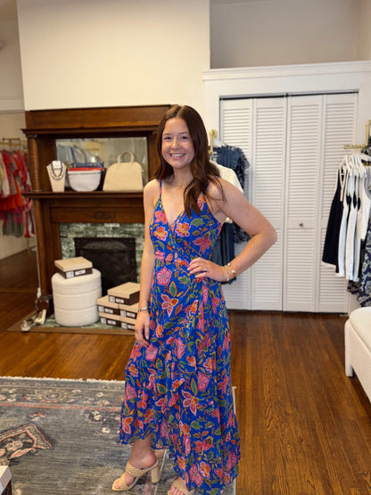 Wendey Floral Wrap Maxi Dress