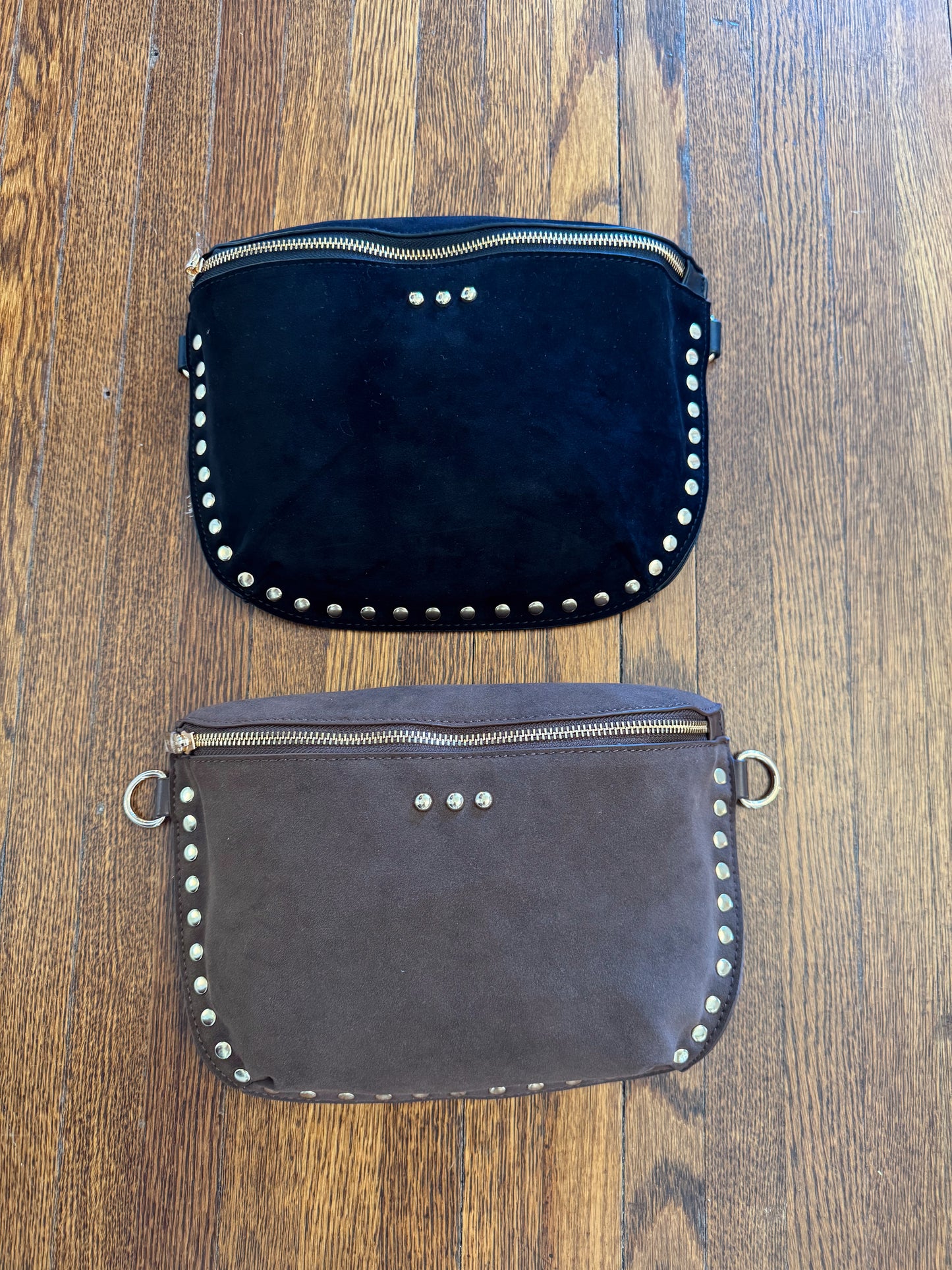 Suede Studded Bum Bag