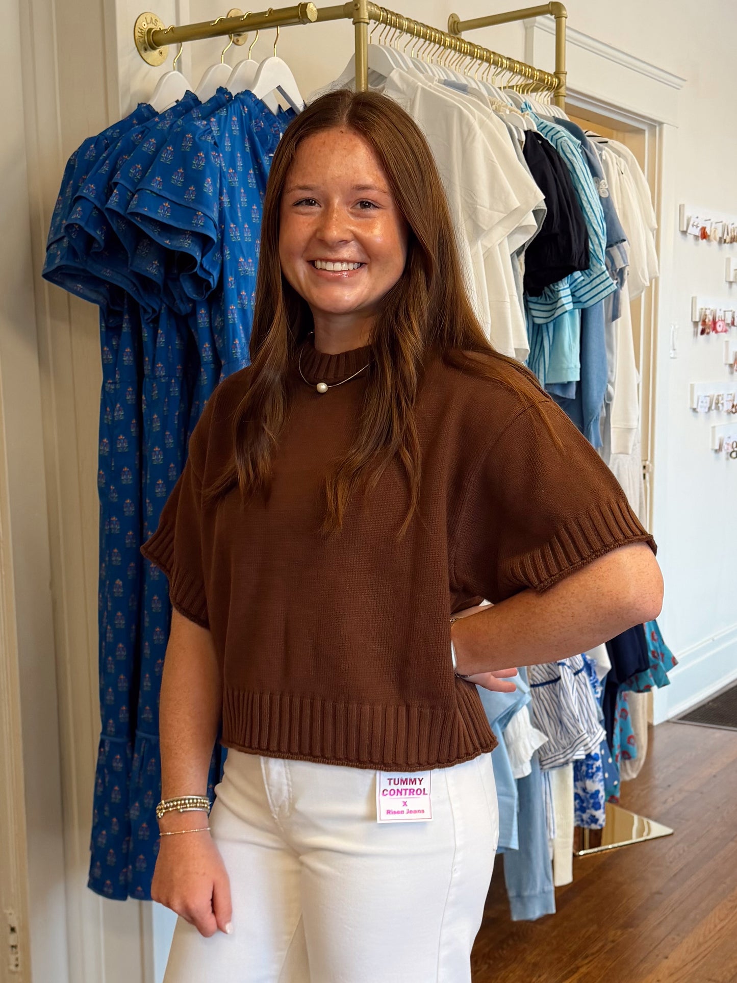 Maria Chocolate Brown Sweater