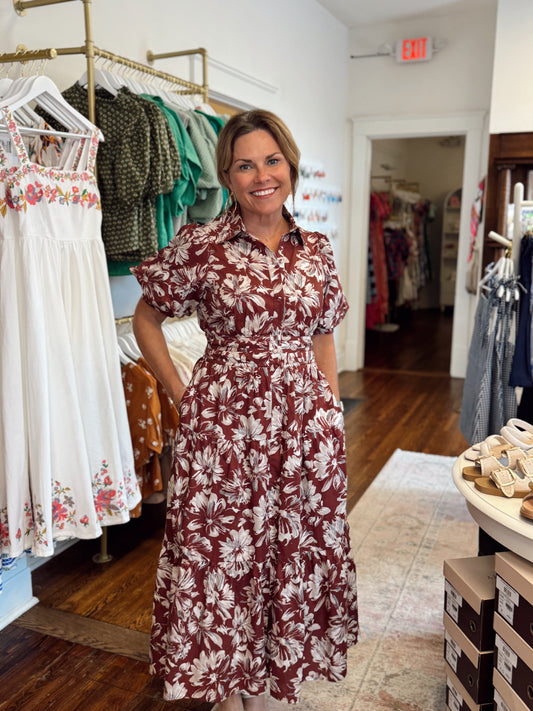 Savannah Floral Maxi Dress