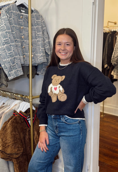 Ted E. Bear Navy Sweater