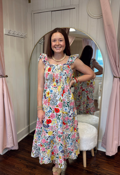 Bright Wildflower Maxi