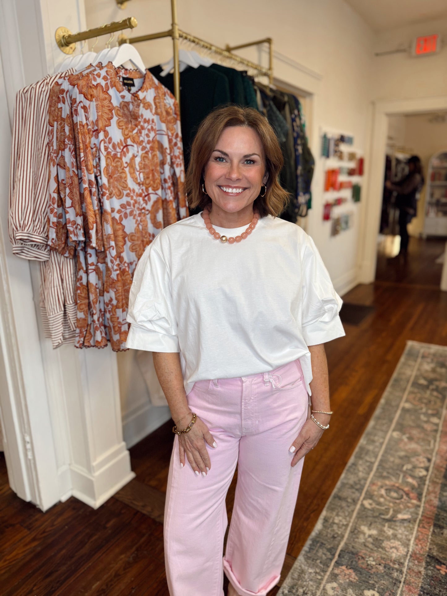 Weslee Mixed Media Top