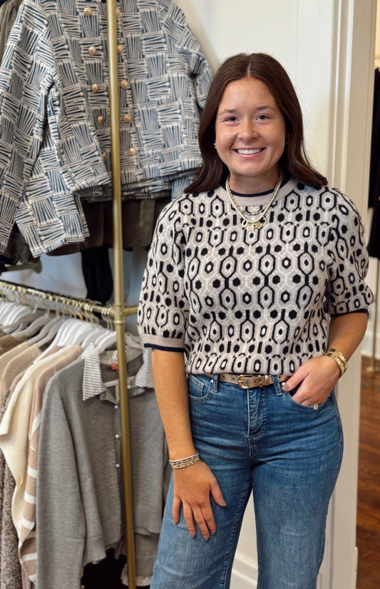 Natalia Short Sleeve Sweater