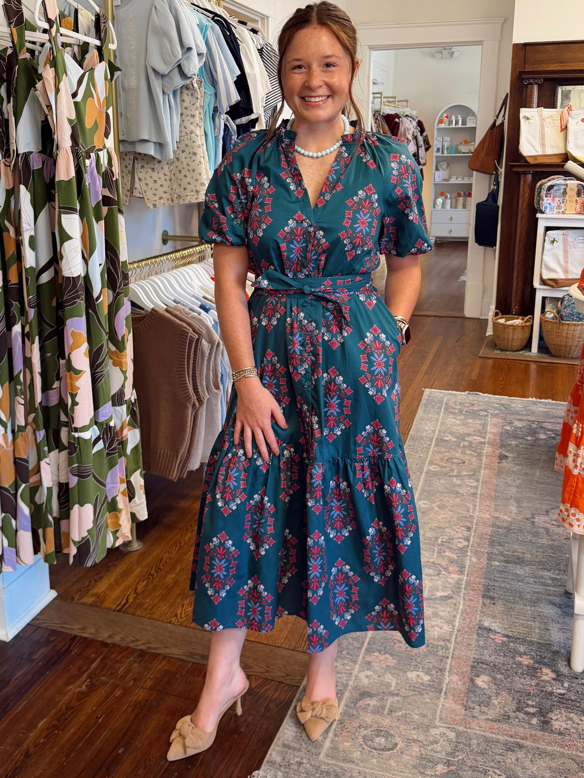 Wynette Tiered Midi Dress