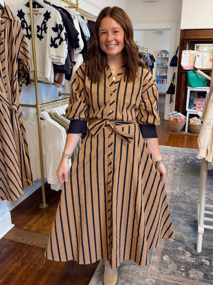Lindsay Stripe Maxi Dress