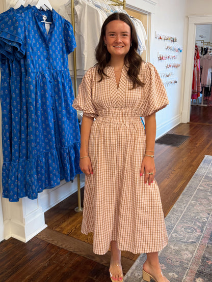 Blushing Caramel Maxi Dress