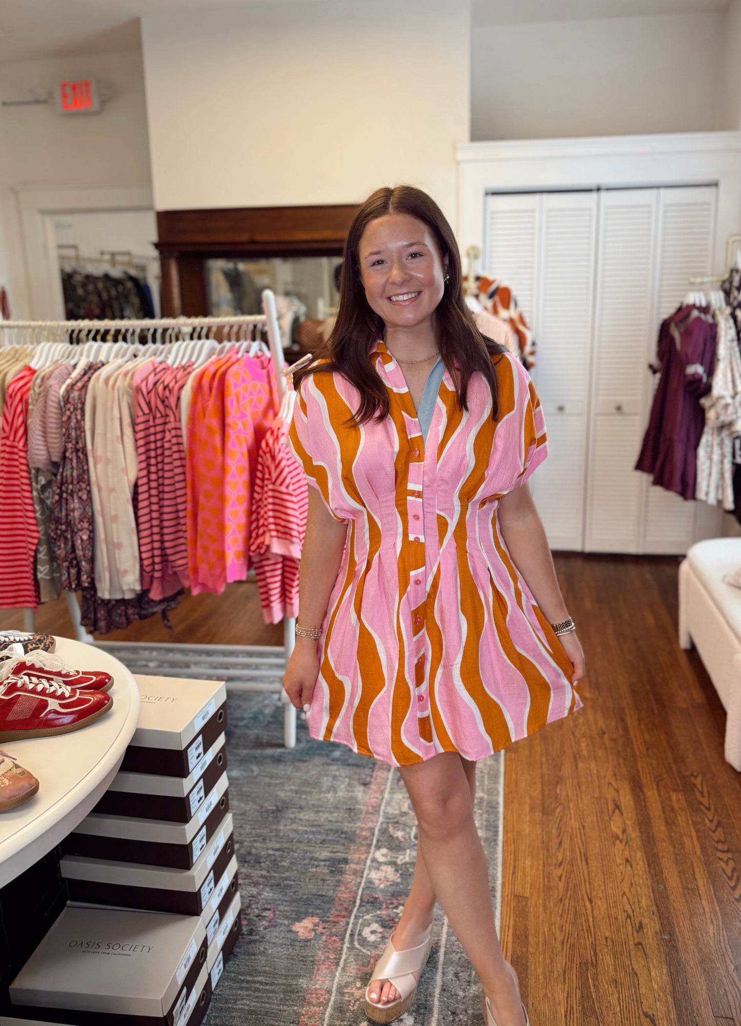 Taylor Grace Stripe Dress