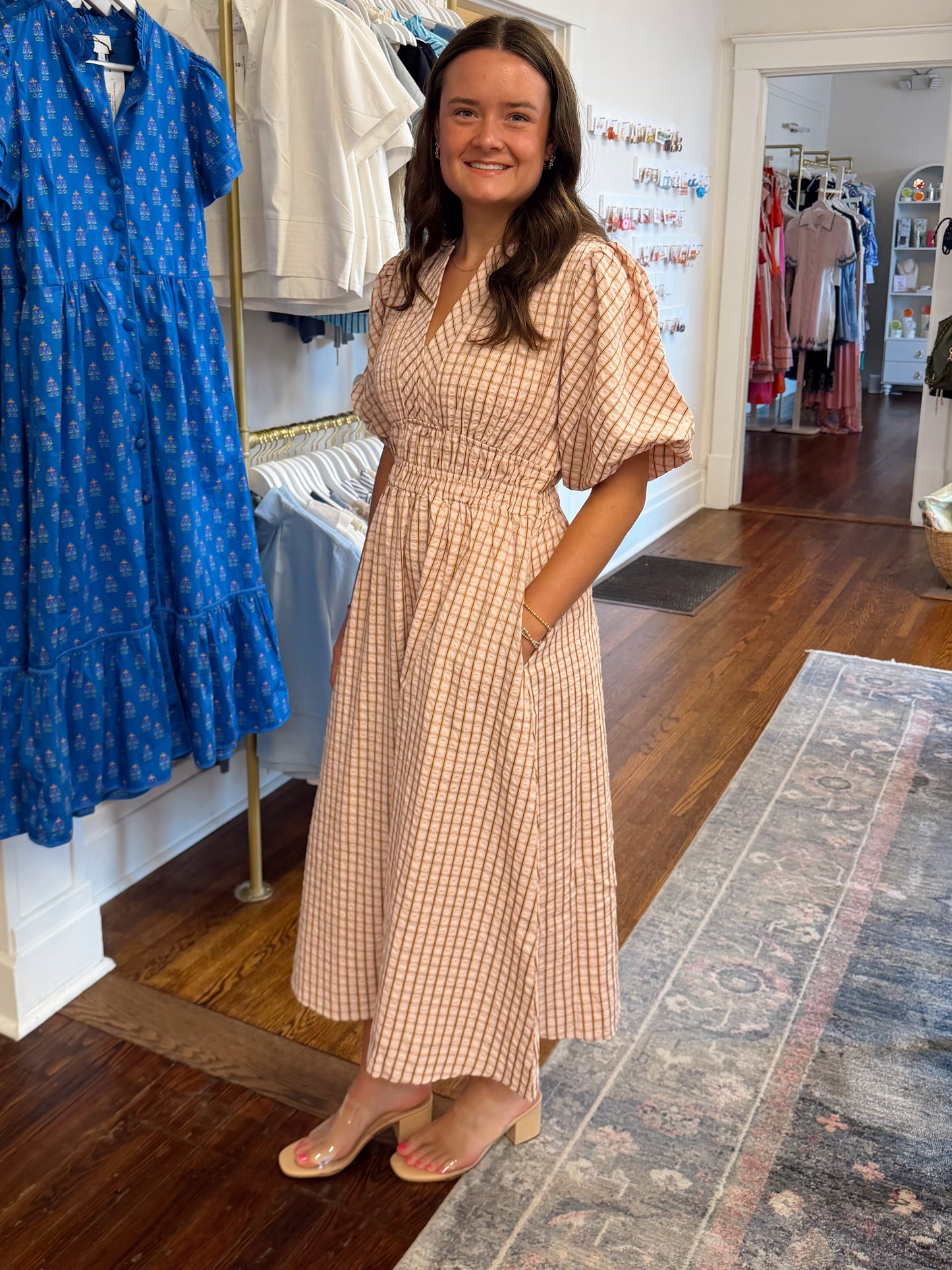 Blushing Caramel Maxi Dress