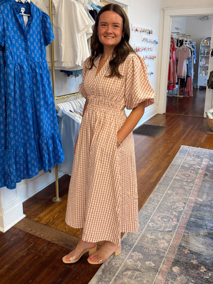 Blushing Caramel Maxi Dress