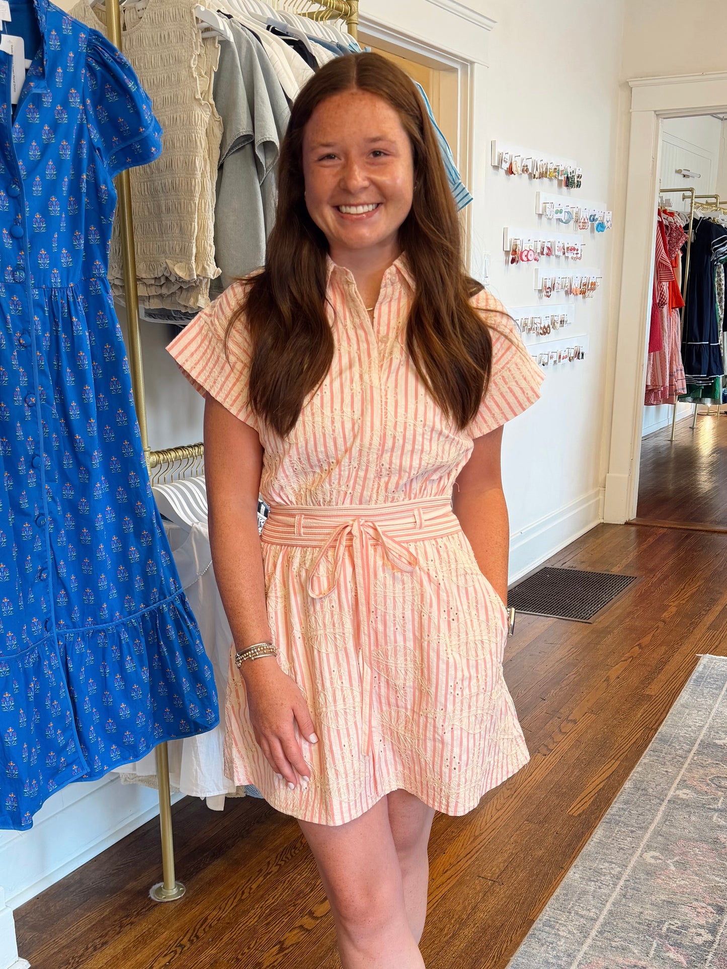 Erin Embroidered Eyelet Dress
