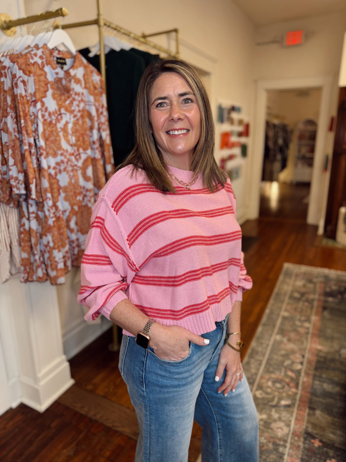 Reese Lightweight Sweater - Pink