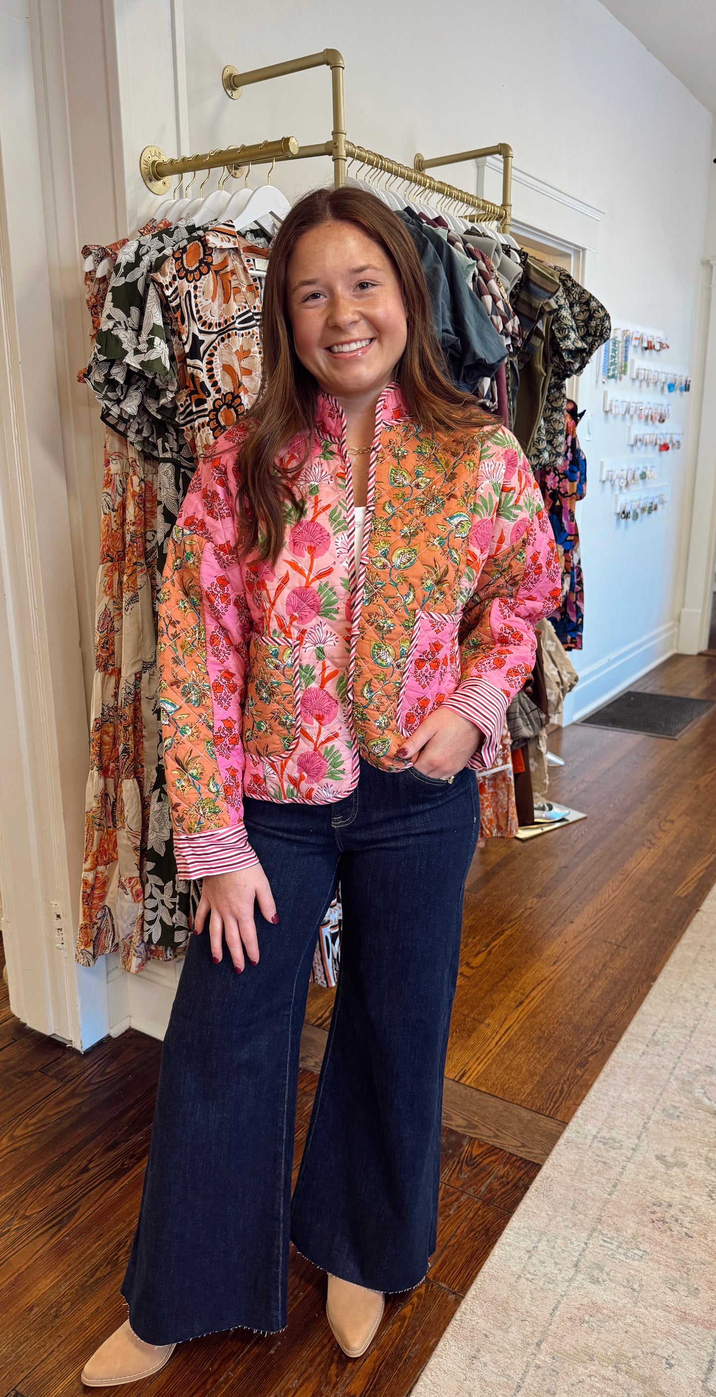 Rea Patchwork Quilted Jacket