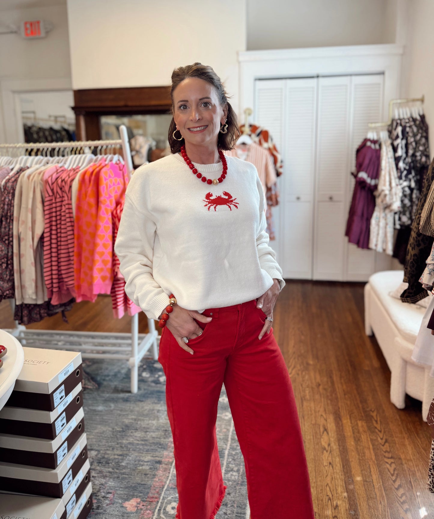 Maryland Crab Sweater