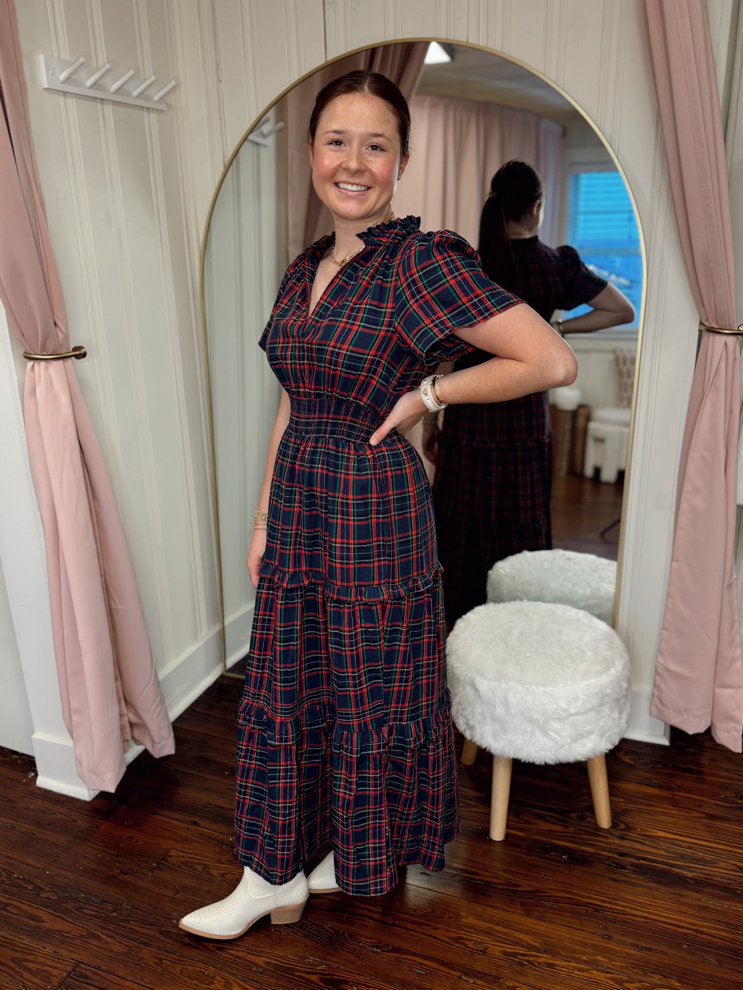 Sugarlips Plaid Maxi