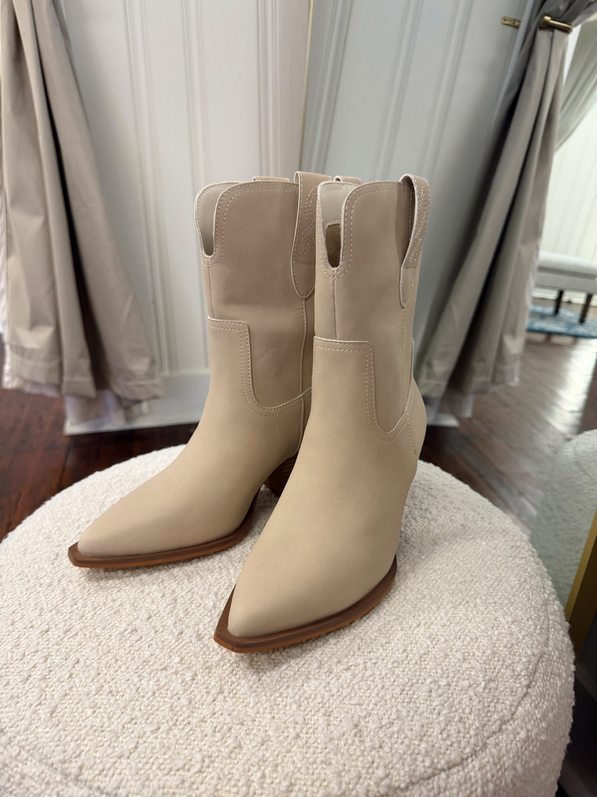 The Trudy Light Grey Boot