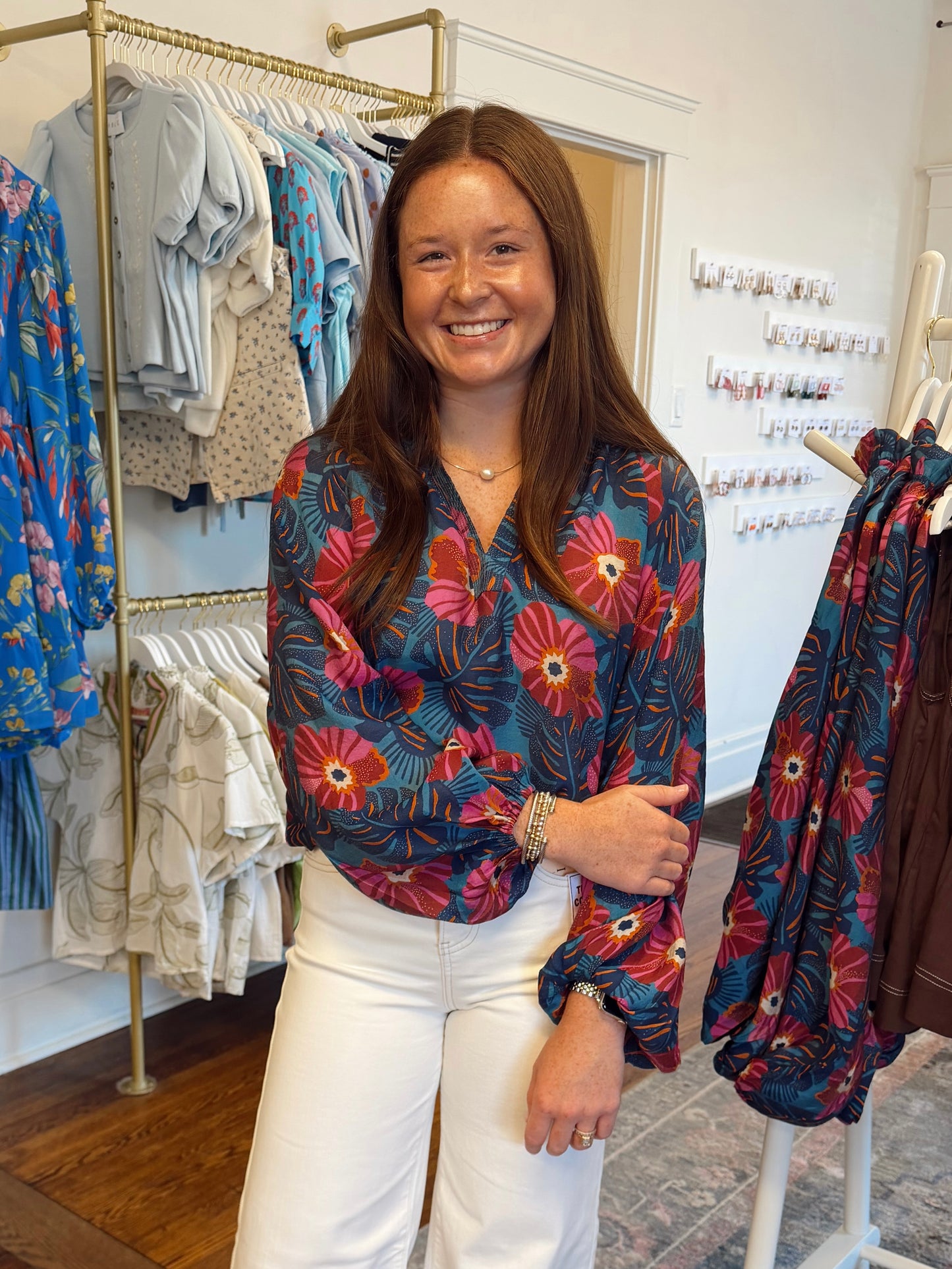 Beverly Floral Long Sleeve Top