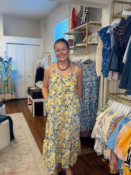 Darla Floral Textured Maxi