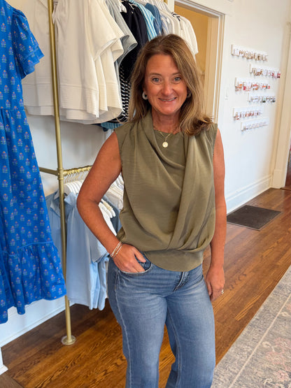 Melissa Olive Draped Top