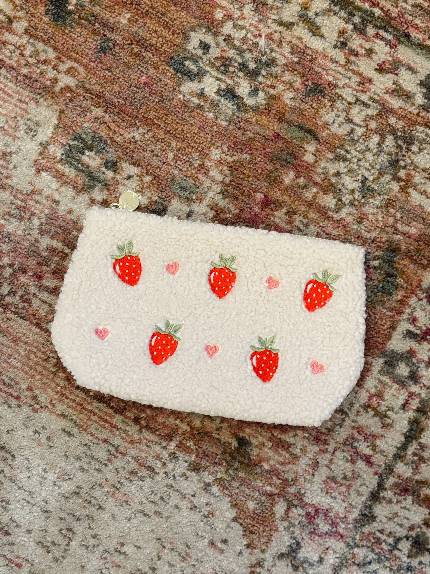 Strawberry Fields Teddy Pouch