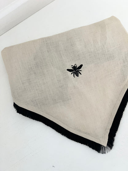 Embroidered Bee Bandana