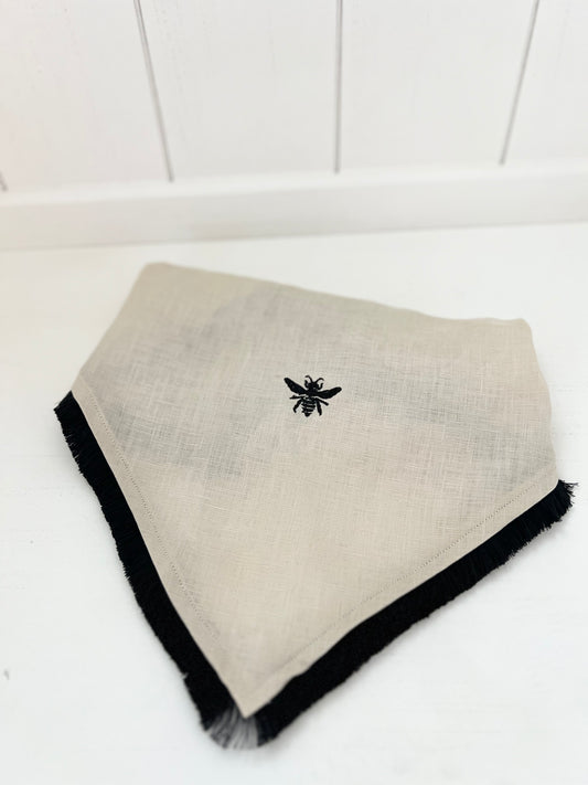 Embroidered Bee Bandana