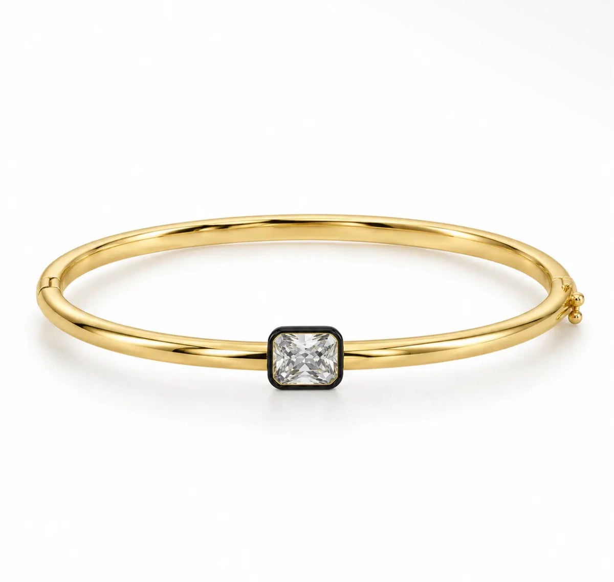 Sahira Georgian Emerald Cut Bangle