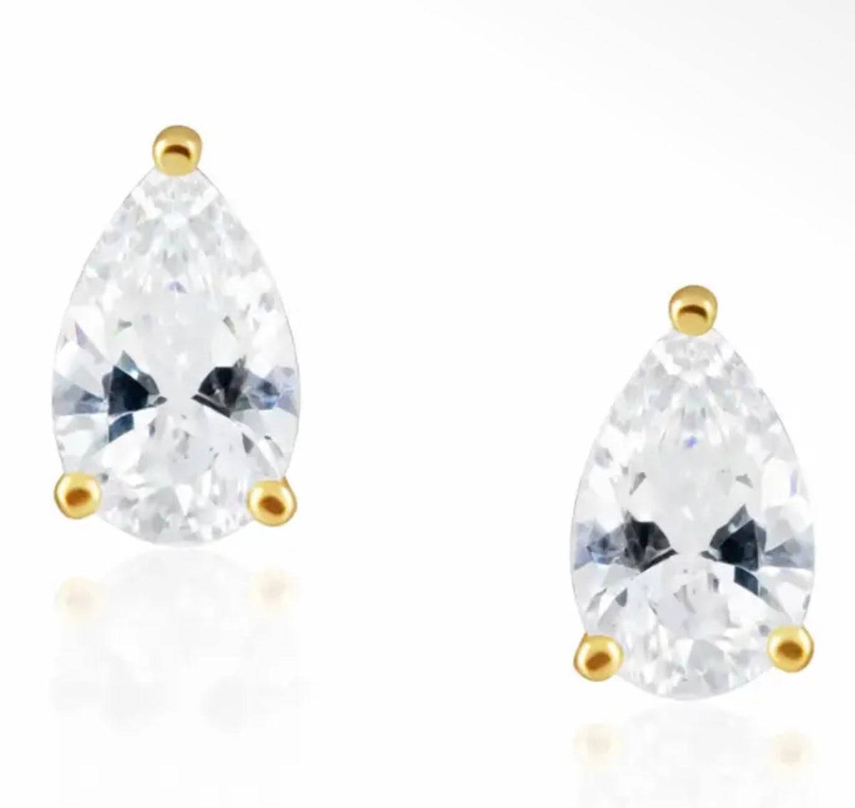 Sahira Pear Cut Studs