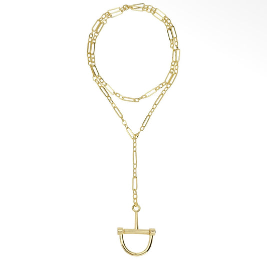 Sahira Horsebit Chain Necklace