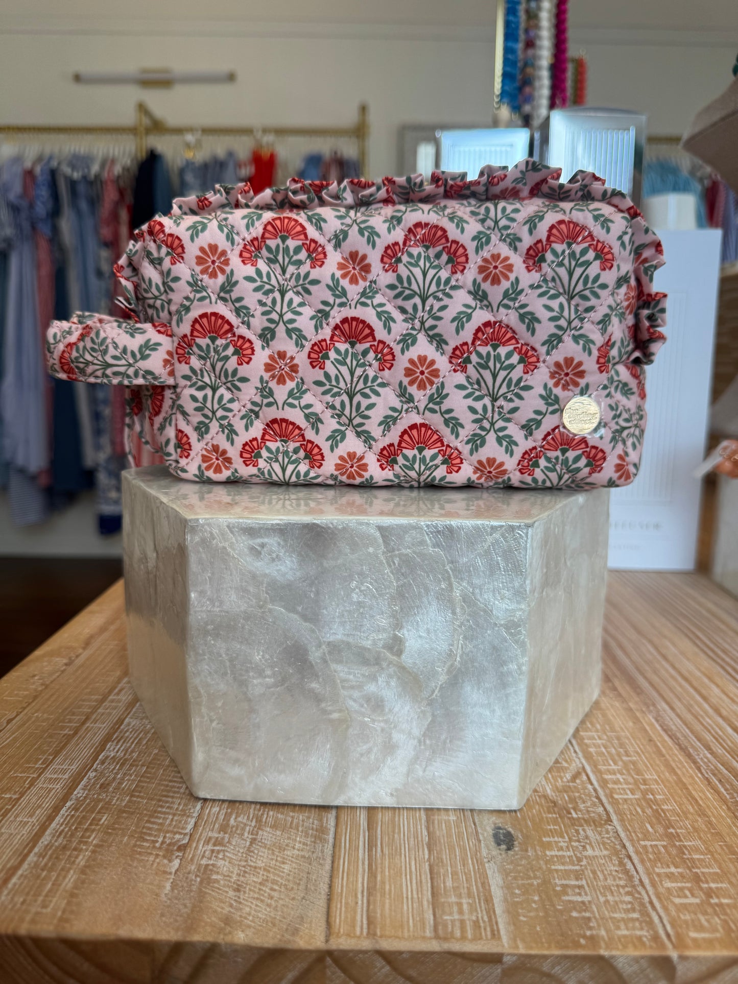 Everbloom Dusty Rose Cosmetic Pouch