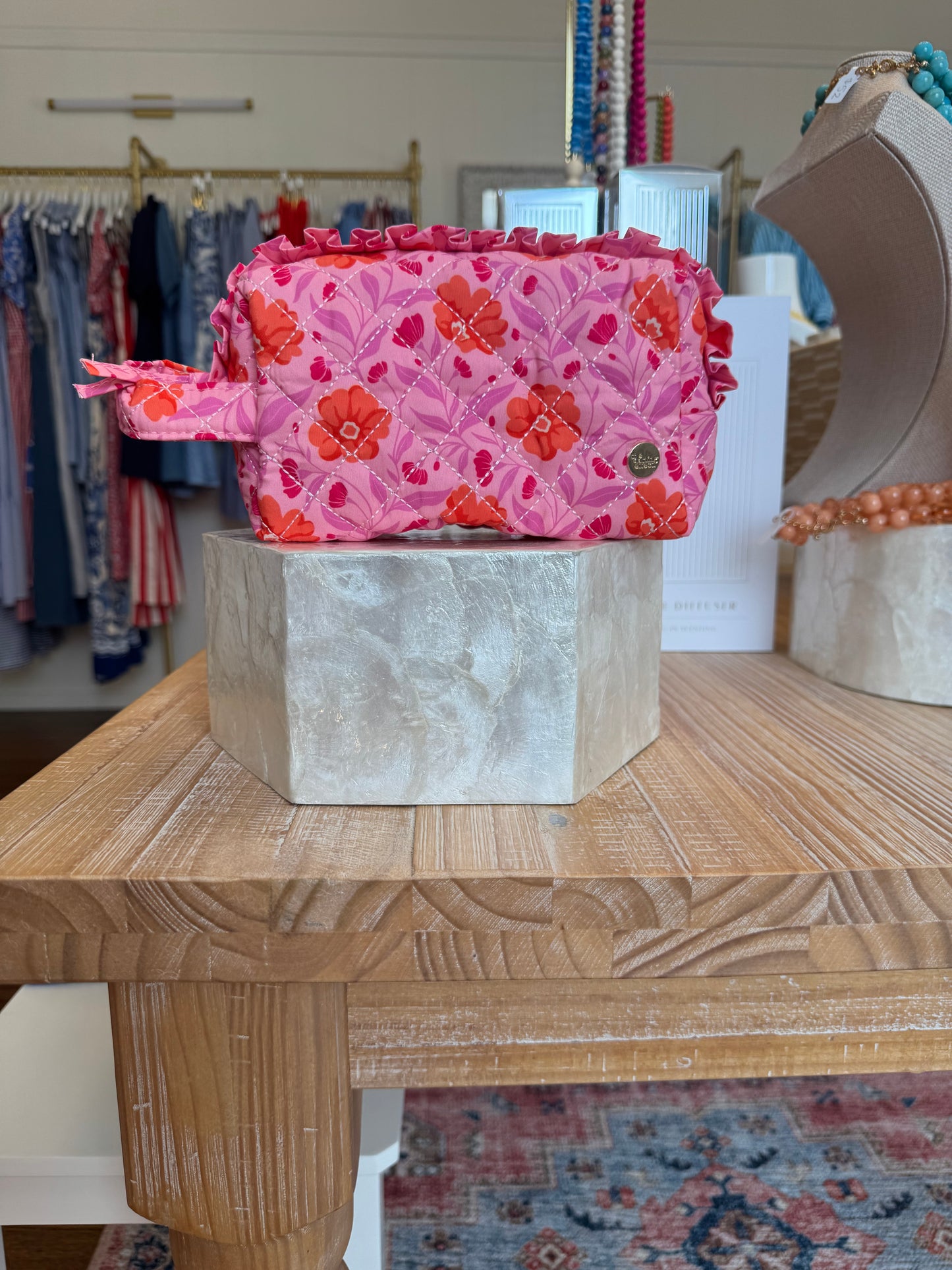 Poppin' Petals Cosmetic Pouch