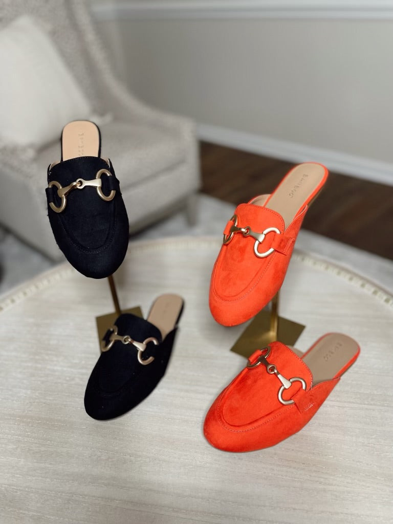 Morgan Suede Mules