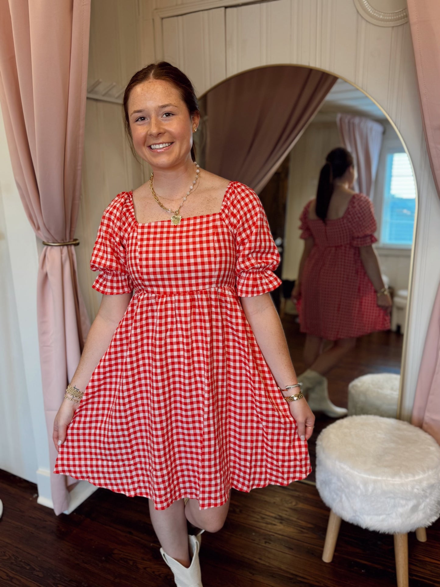 Robin Gingham Dress