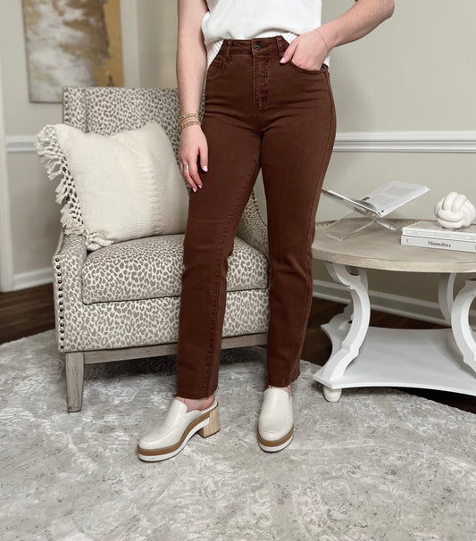 Espresso High Rise Jeans