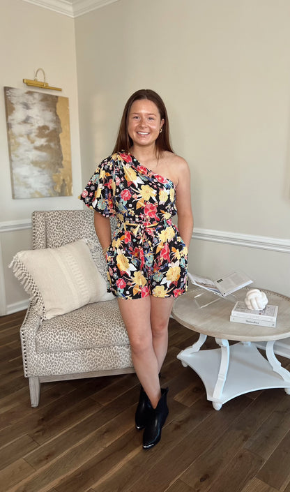 The Bekah Floral Romper