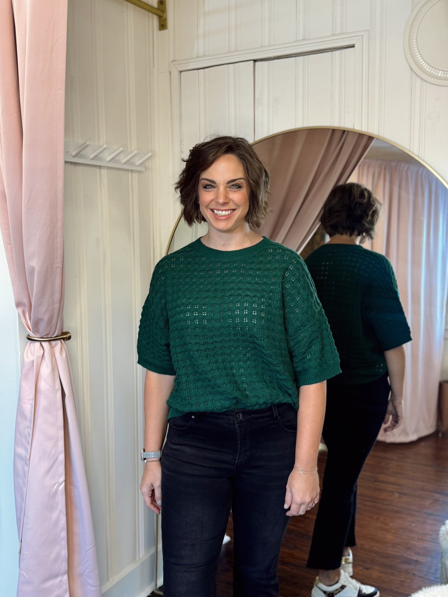 Allyson Hunter Green Sweater