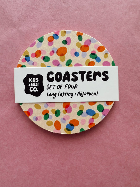 Confetti Coasters