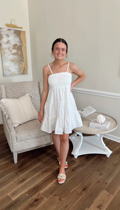 Flirty White Dress